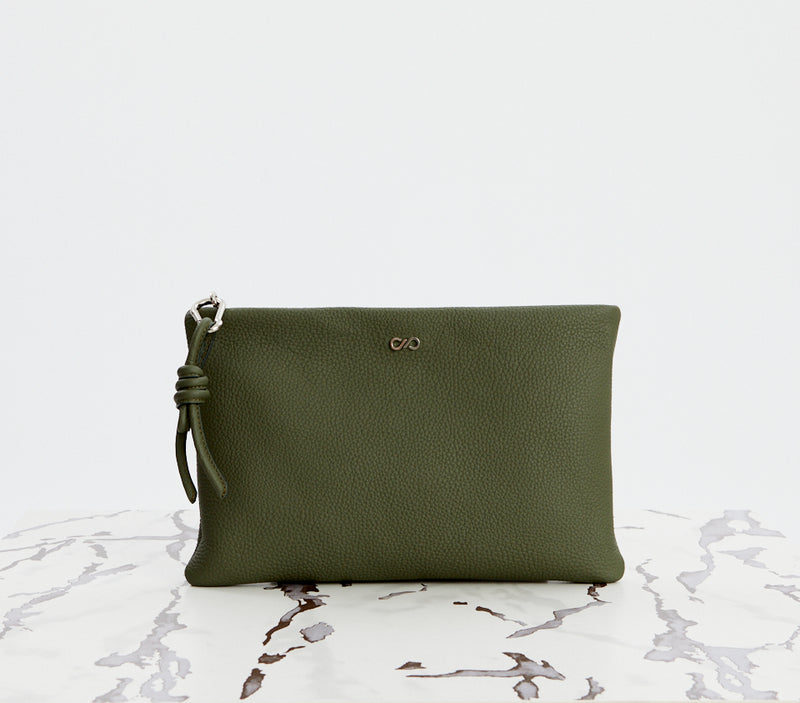 Icon Clutch Khaki