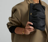 Mia Clutch Gold Black