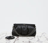 Mia Clutch Silver Black