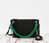 Joy S Black Green Strap