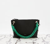 Joy S Black Green Strap